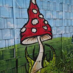 Zaun unserer Gartenanlage