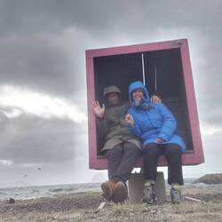 Sturm am europäischen Nordmeer