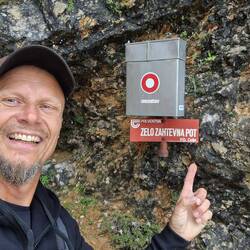 Natürlich im Gipfelbuch des Alpenvereins eingetragen