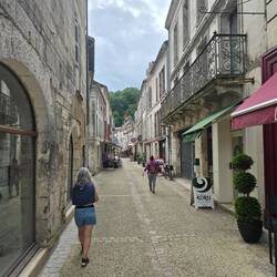 Narrow streets and lanes in the town