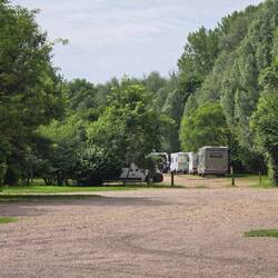 Motorhome Aire was very close the the town centre