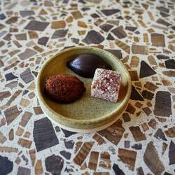 Das Dessert... Das andere haben wir ohne Fotos verputzt.