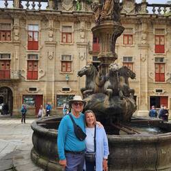 The fountain at the Cathedral