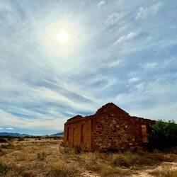 Wilson ruins, one of many remnants of the pastoralists and farmers of the late 19th century