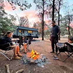 Camping at Wilpena Pound