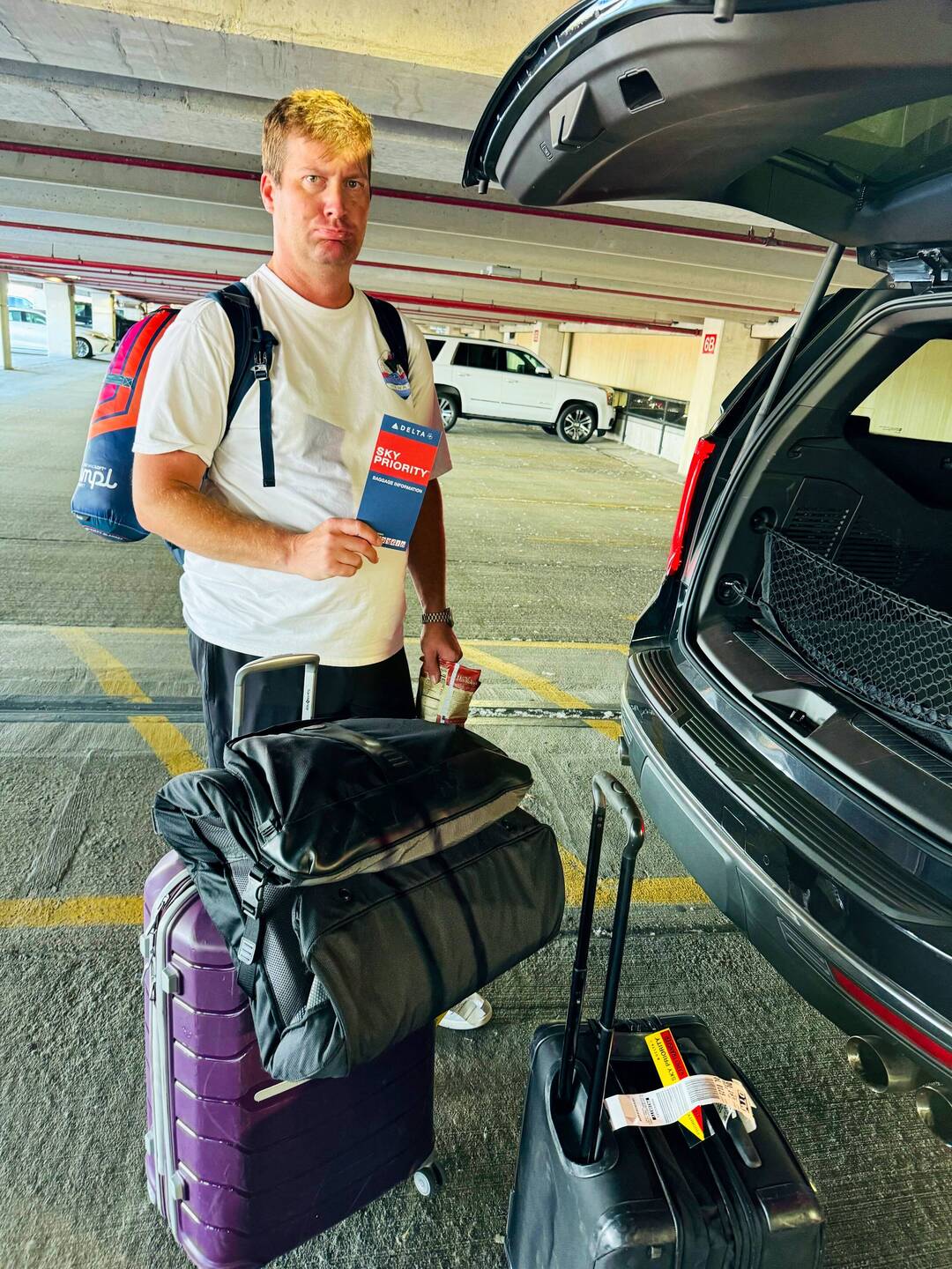 Only one bag short... and with a bag claim!