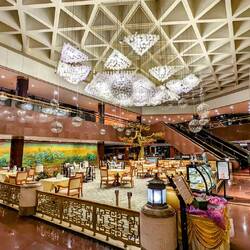 Chandelier in the main hall