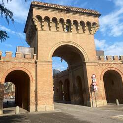 Inside of the Porta Saragozza
