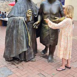 Statue von San Pedro Claver, dem "Sklaven der Sklaven" (von Enrique Grau)