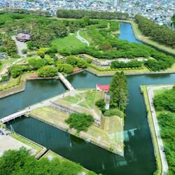 View of the star fort from the tower.