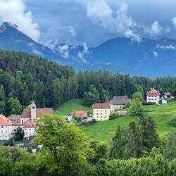 Blick auf Teile von Klobenstein