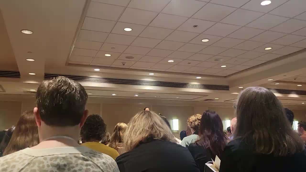 A short clip from rehearsal. Nothing to see but the singing is amazing.