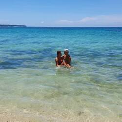 Authentische Badeszene 😉