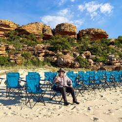 Sundowners on Veranda Beach — Kimberley, WA.