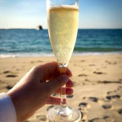 Sundowners on Veranda Beach — Kimberley, WA.