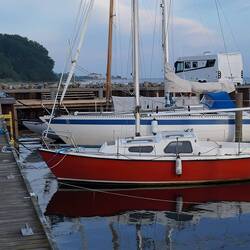 Übernachtung am Hafen
