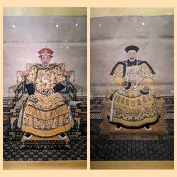 Portraits of two Emperors from the Qing Dynasty
