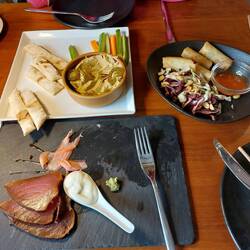 'NOOK' restaurant in Stari Grad. The marinated raw tuna was sublime