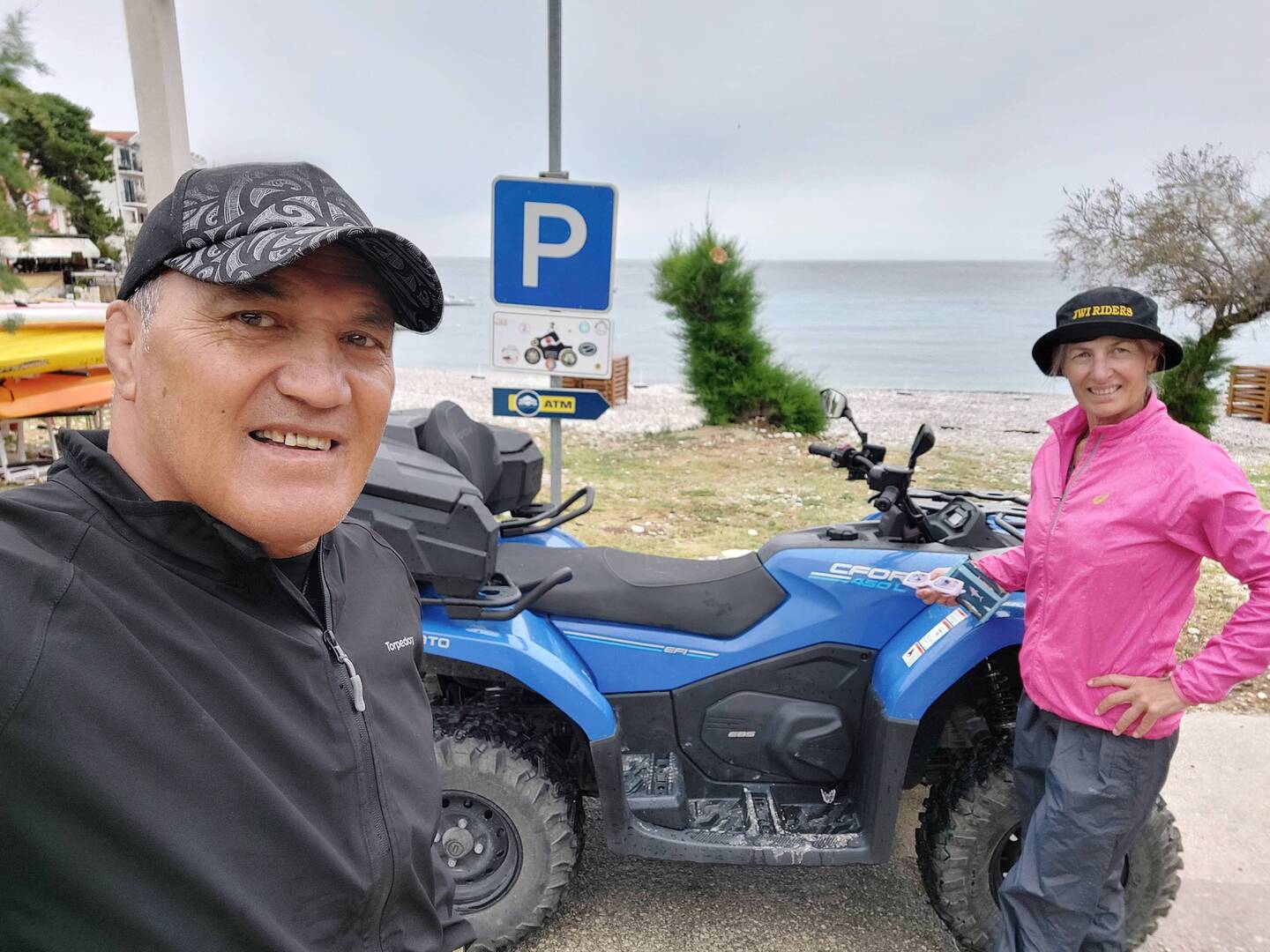 Thank goodness we had brought our light wet weather gear