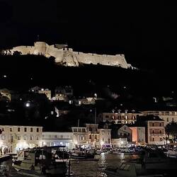 Looks amazing lit up at night