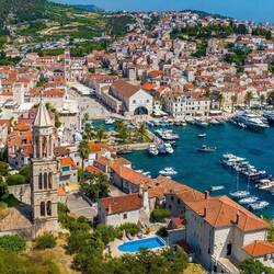 The Island of Hvar was a lot larger than we thought, with many smaller islands, making this Paradise