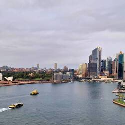Blick von der Harbour Bridge aus