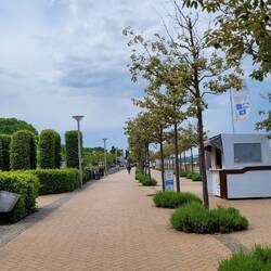 auf der Strandpromenade