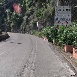 Anfahrt auf Portofino (per Fahrrad 🤓)
