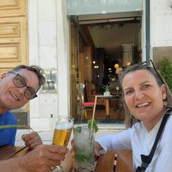 Cheers to our last night in Portugal and a fantastic vacation