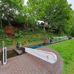 The aptly named Rocky Lock with its exposed sandstone