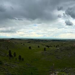 Black Hills lookout just before the rain blew in.
