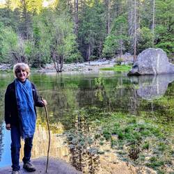Tenaya Creek/Mirror Lake with vegetation