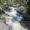 Chilnualna Creek raging below the falls