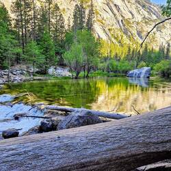 Tenaya Creek along the trail to Mirror Lake