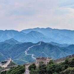 The Wall stretching off towards the West