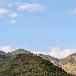 Our last view of the hills at Badaling before getting back on the train