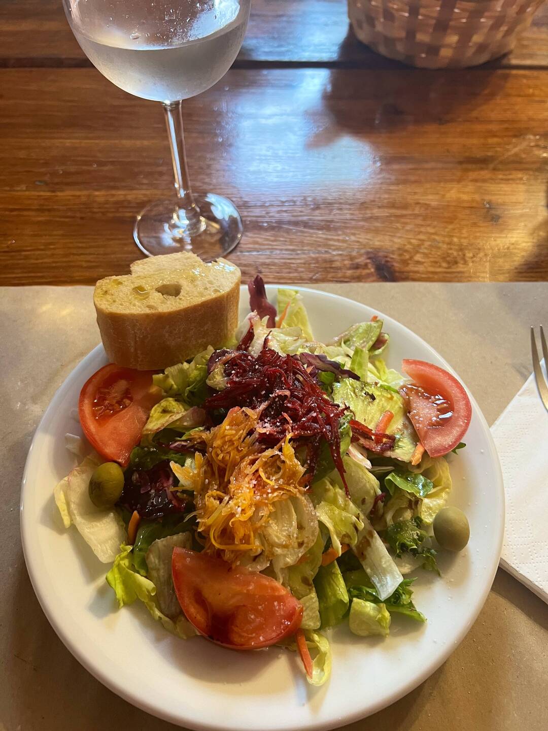 Beautiful green salad
