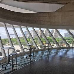 Pausenraum für den 3. Saal, der fast täglich genutzt wird