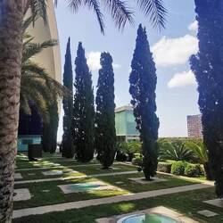 Der Zugang und Pausenbereich für den 2. Saal