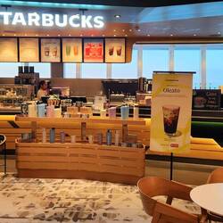 They even have a Starbucks!