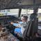 Me driving the plane, with the engine off