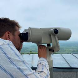 Ein Blick durchs Fernrohr
