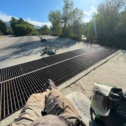 Pause kurz vor dem Ziel