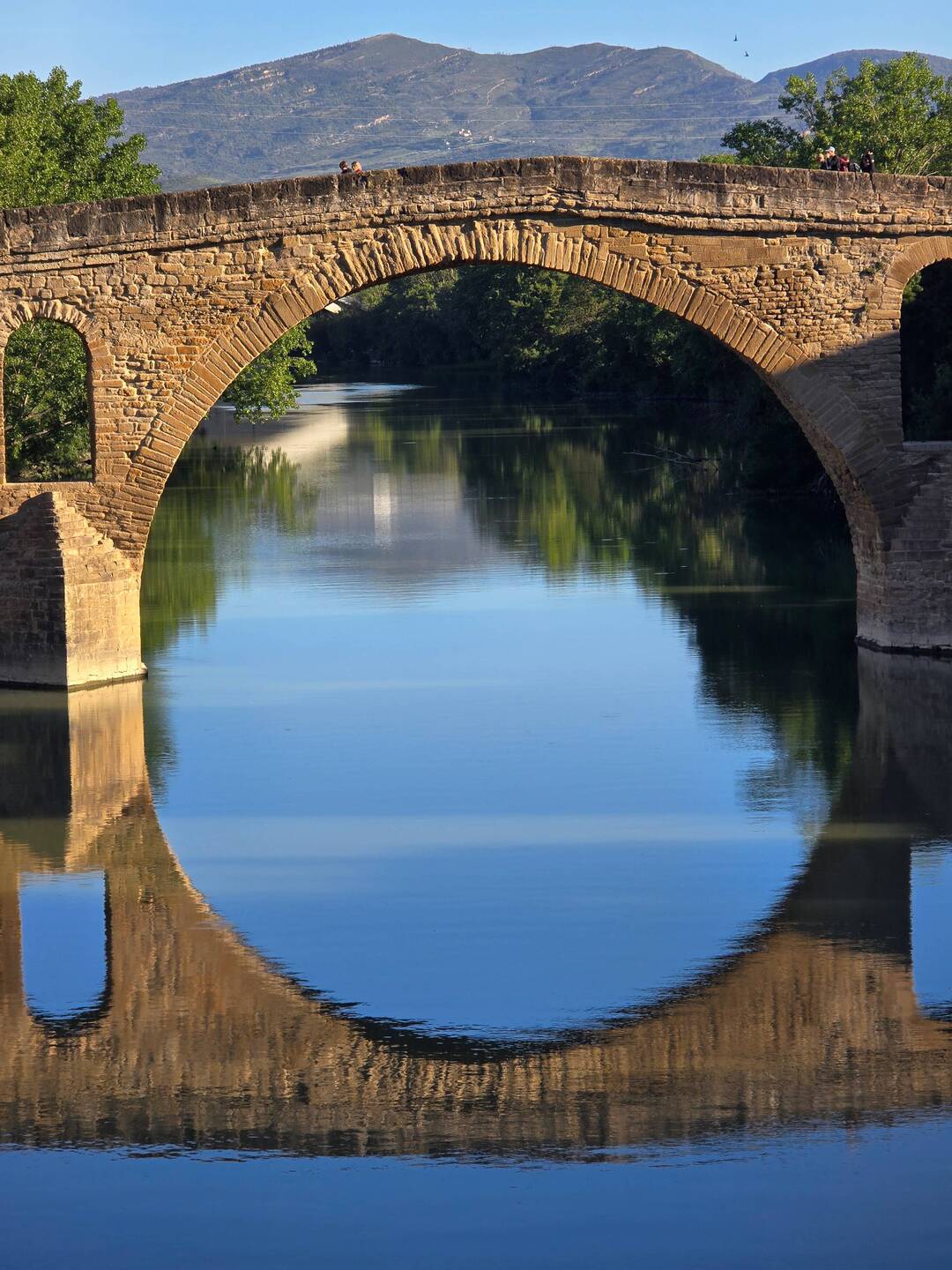 Puente La Reina meaning 'Bridge of the Queen' - 11th century romanesque