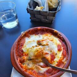 Dinner tonight... spinach & ricotta lasagne 😋
