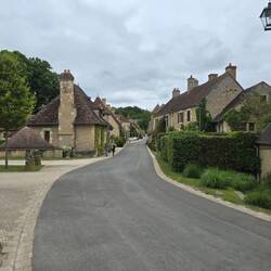 View down the main street
