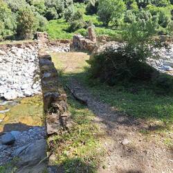Brücke weg, Wanderweg weg
