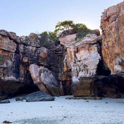 Entrance to Cathedral Cave on Bigge Island — Kimberley, WA.