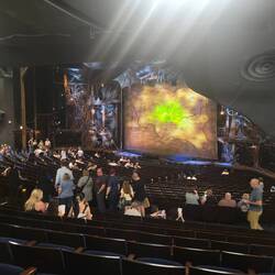 It was a beautiful theater and the sets costumes and special effects were awesome