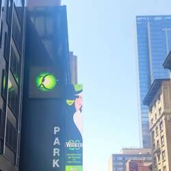 We were really looking forward to seeing Wicked and it didn't disappoint.